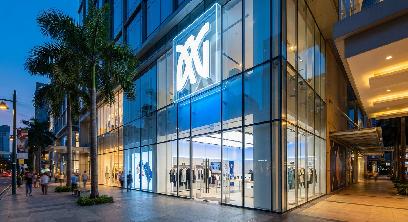 Modern Acrylic Storefront Signage in BGC Taguig