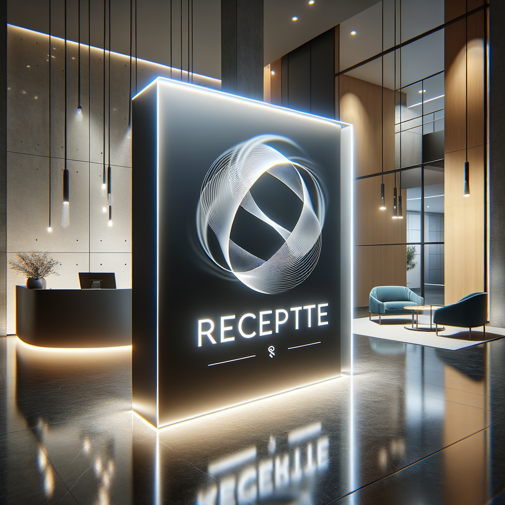Modern Reception Sign