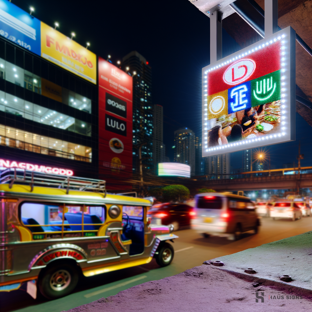 LED Restaurant Sign in Metro Manila Boosting Visibility